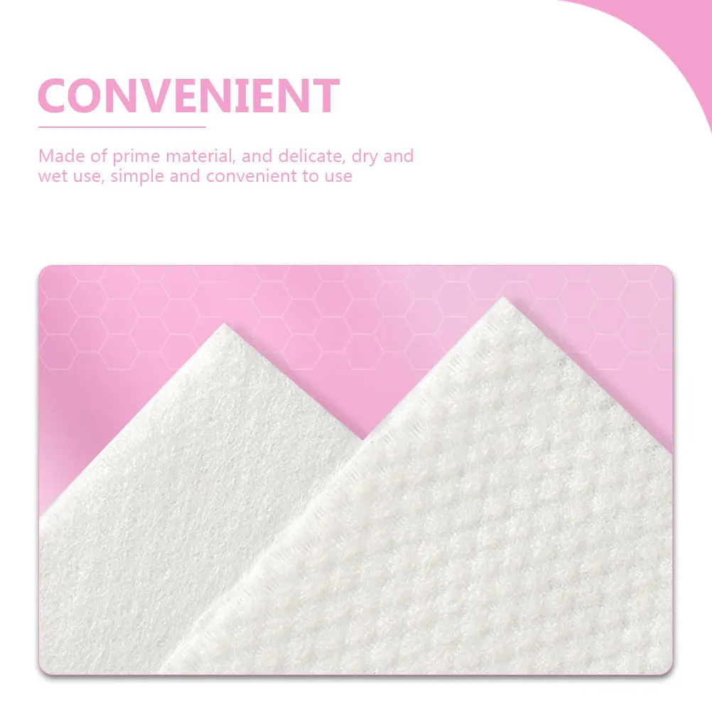 

2 Rolls Disposable Cotton Face Towels Makeup Remover Cleansing Wipes Dry Wet Use Durable Facial Tissue Disposable Face Towels