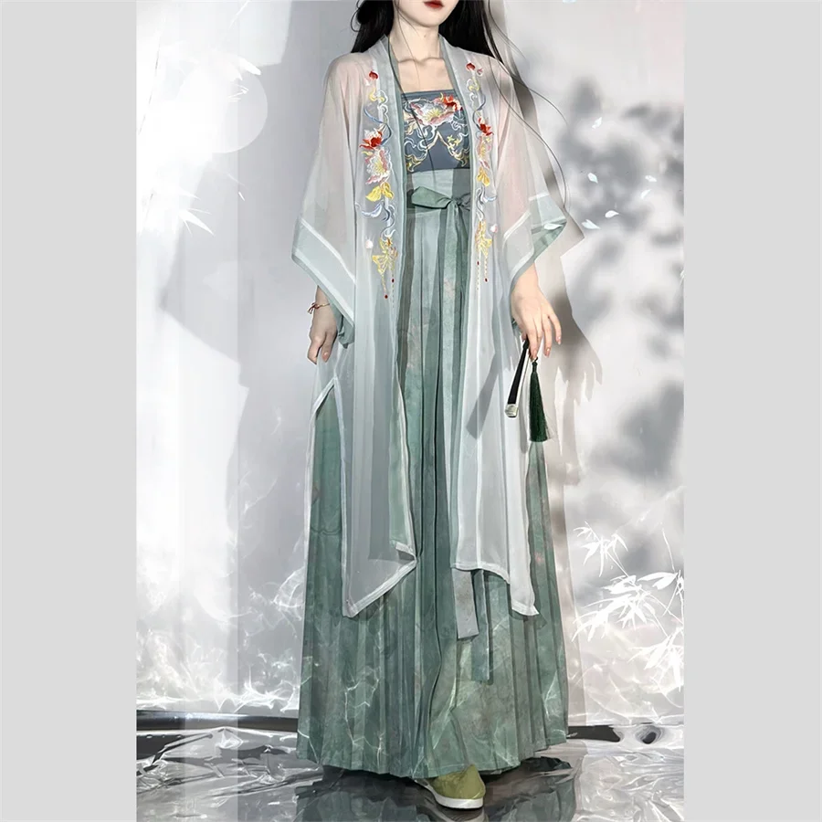 Original Hanfu Women's Clothing New r Ancient Costume Annual Meeting Dance Performance Costume Female Sweet  Hanfu