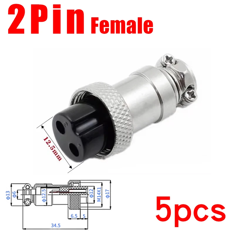 5 stücke GX16 2/3/4/5/6/7/8/9/10 Pin Männlich & Weiblich 16mm Metall Rund Luftfahrt Stecker Buchse Stecker 2PIN 3PIN 4PIN 5PIN 6PIN 7PIN
