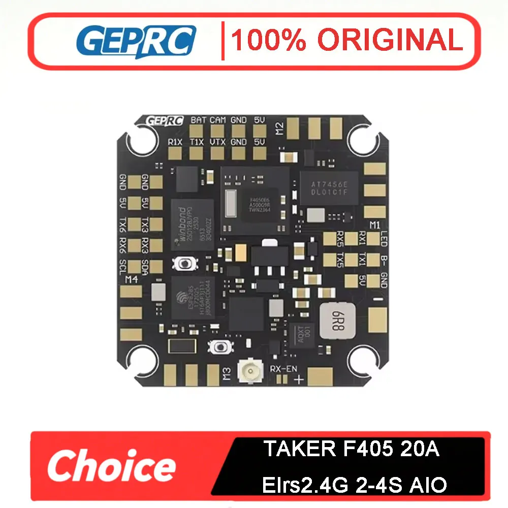 GEPRC TAKER F405 20A Elrs2.4G 2~4S AIO DIY RC FPV DarkStar22 Quadcopter Replacement Accessories Parts