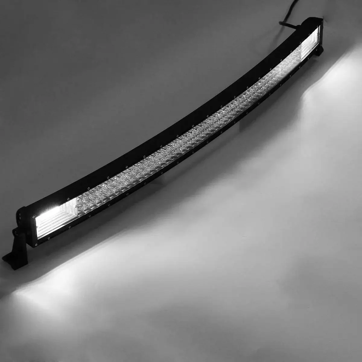 IP68 Waterproof Curved Lamp 108000LM Car Boat Truck Offroad DC10-30V 42 Inch 1080W 3-Row 7D Flood+Spot Combo LED Work Light Bar
