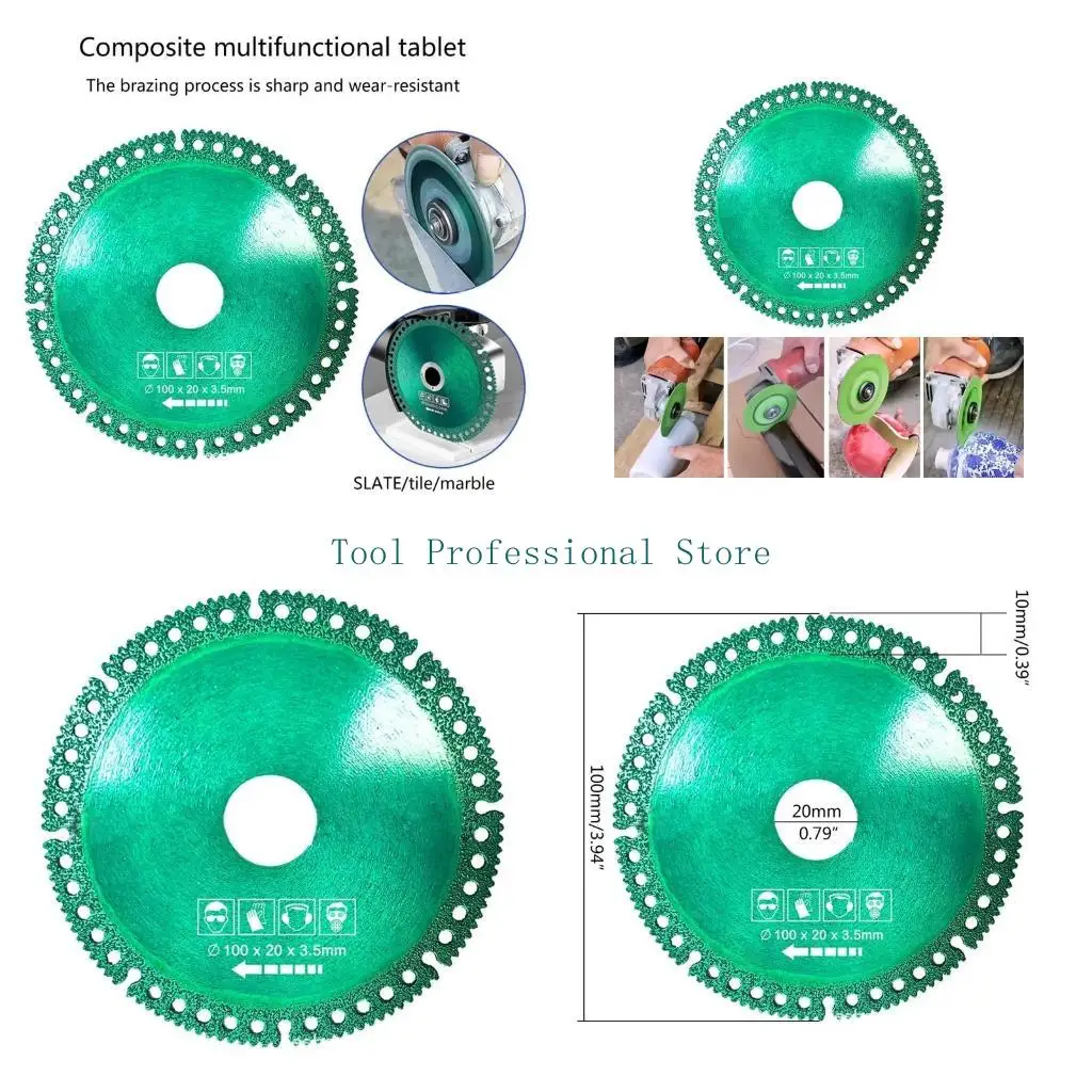 da taglio taglio a diamante versatile da 57qf per metallo, tubo in PVC, design resistente