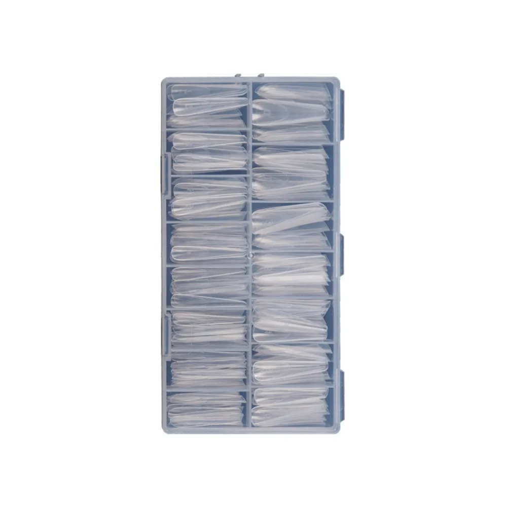 

150Pcs/Box Reusable Dual Forms Nail Mold Nails Coffin Full Cover French Manicure Nail Art Accessories DIY False Nails Tips