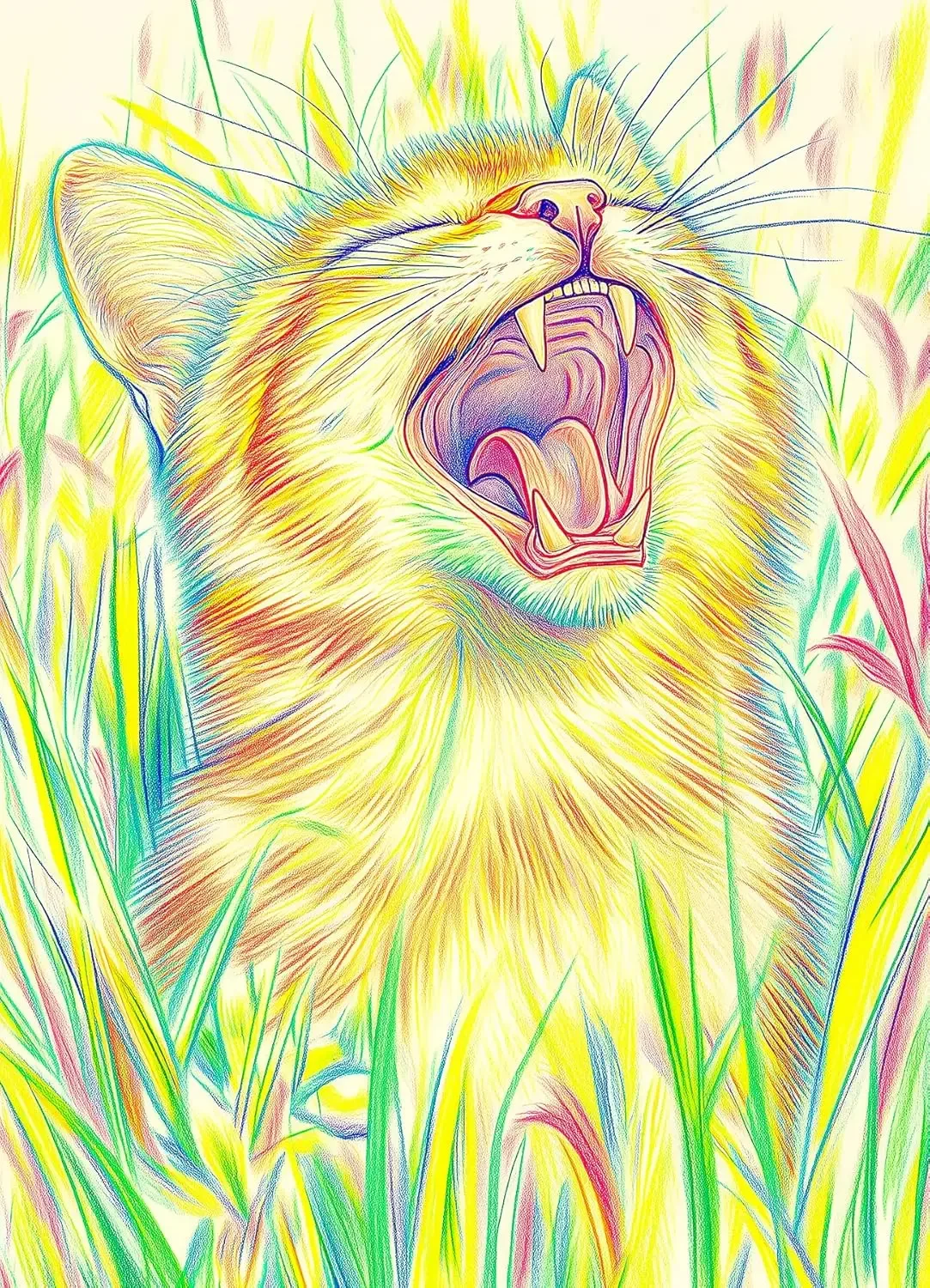 

Color Pencil Style Kitten 300/500/1000 Pcs Jigsaw Puzzle for Gameroom Bedroom Livingroom Party Decor Birthday Holiday Gift