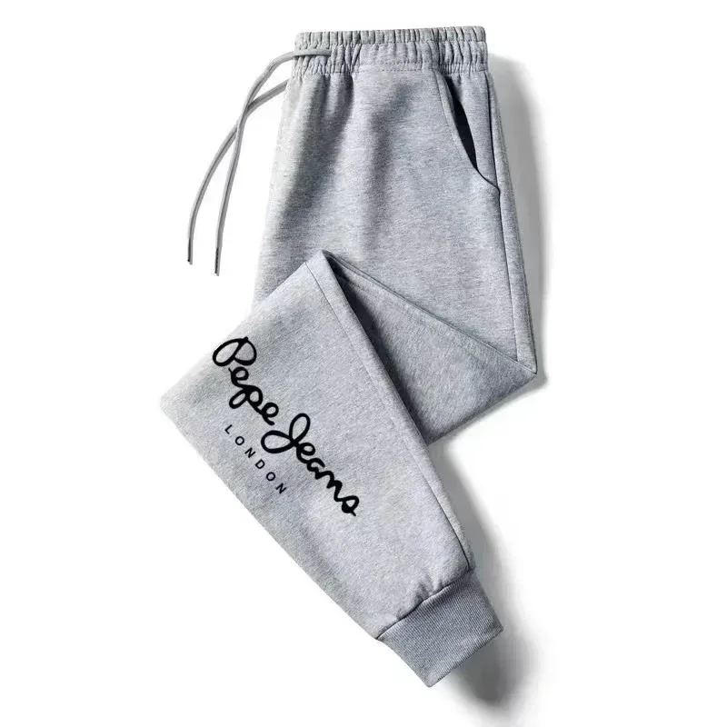 

Men's 2026 Fashionable High-quality Sports Pants Warm Stylish Printed Running Joggers Spring Autumn Casual Activewear Trousers