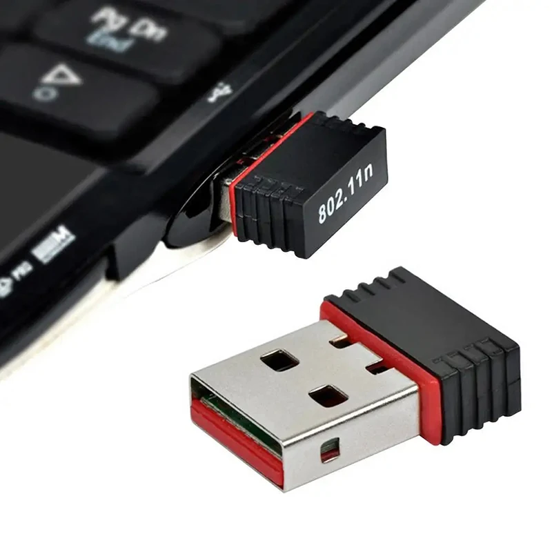 Mini USB WiFi Adapter 150M Wireless Network Card 802.11n/g/b USB 2.0 WiFi 6 Ethernet Receiver Dongle for PC Computer Accessories