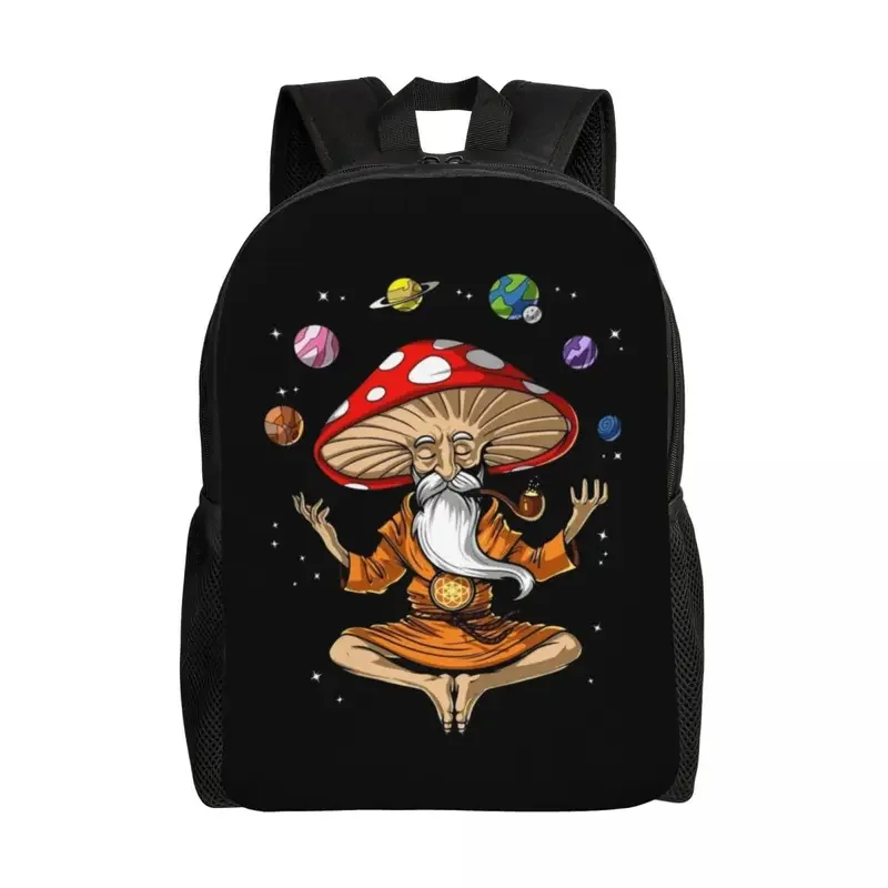 Sexy Mushrooms Tattoo Flash Backpacks for Girls Boys Hippie Magic Trippy College School Travel Bags Bookbag Fits 15 Inch Laptop