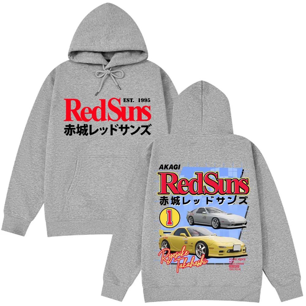 Anime Initial D AE86 Drift Akagi RedSuns Hot Sale Hoodie Takumi