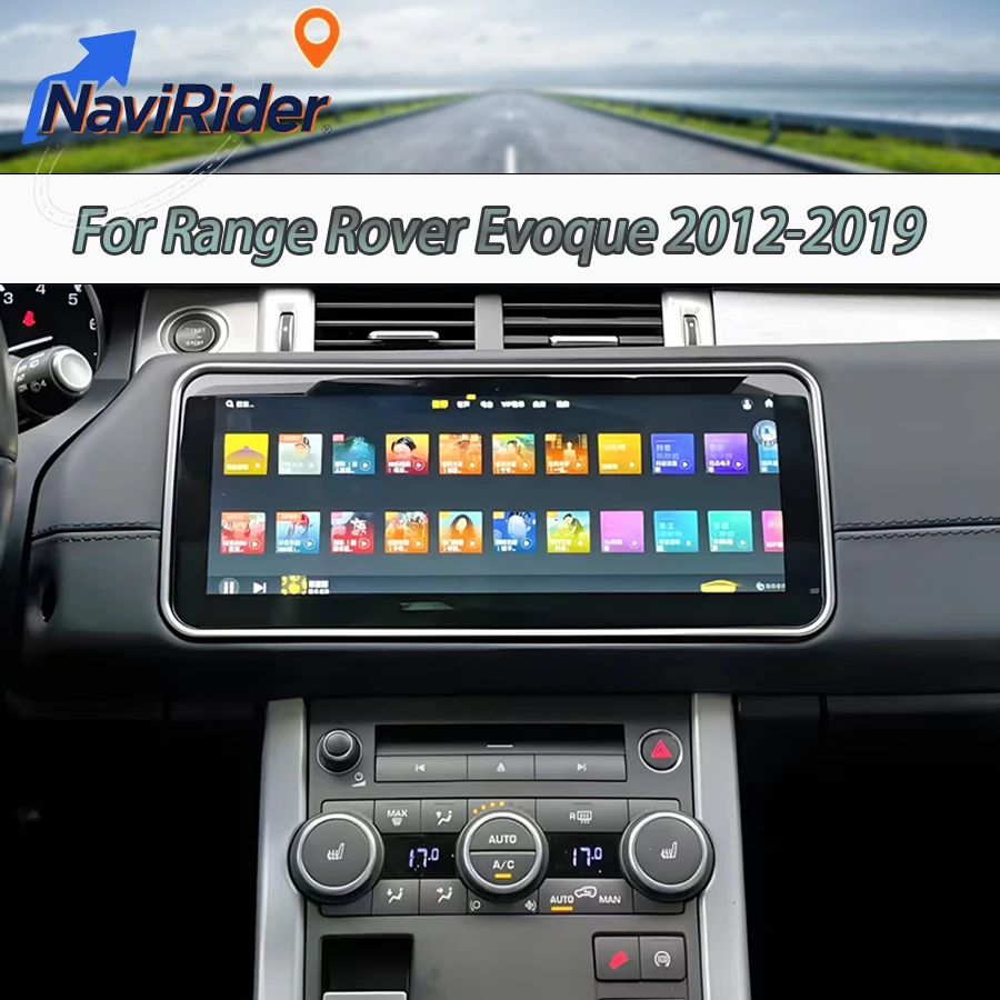 12.3'' Dual System Android For Land Rover Range Rover Evoque 2012-2019 Navigation Car Radio Player Carplay Stereo Head Unit GPS