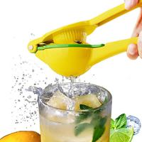 Portable Fresh Juice Presser Fruit Extractor Orange Citrus Lime Lemon Squeezer Hand Press Juicer Metal Portable Manual Juicer