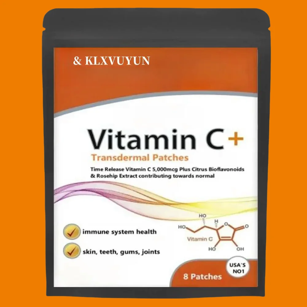 

Vitamin C+ 5,000mcg - With Rosehip+bioflavonoids - 8 Transdermal Patches. Patches Made In Usa. 8 Weeks Supply.