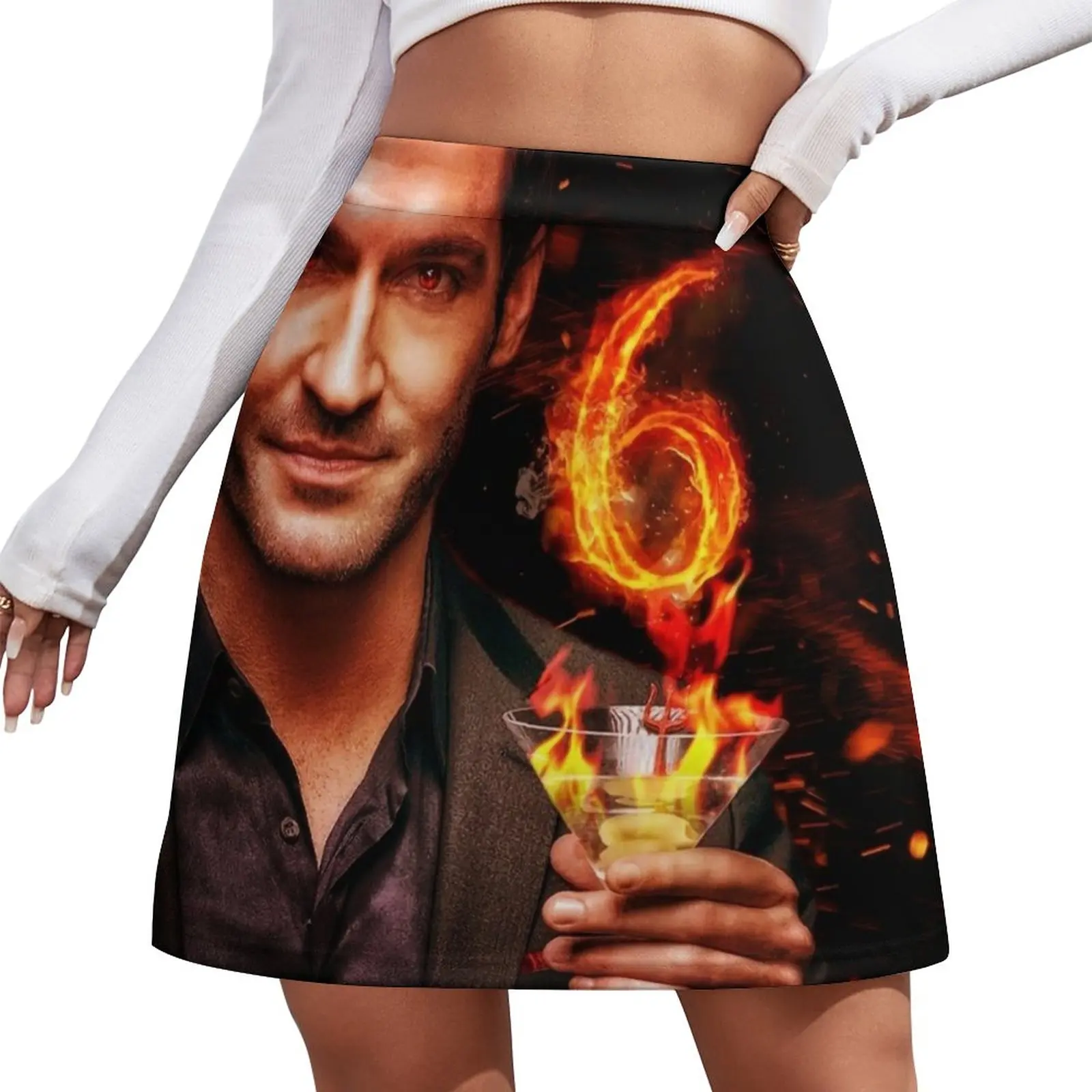 

Lucifer Season 6 Poster Design Mini Skirt cute skirt skirt set skirts for womans skirts for womens 2023