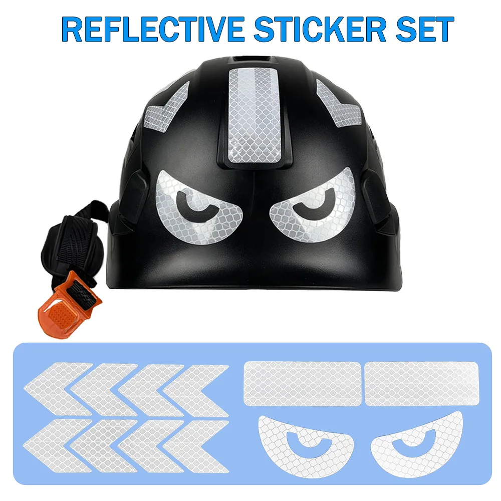CE Safety Cap with Reflective Stickers ABS HardHats Adjustable Ventilation System Helmet Construction Work Head Protection ANSI