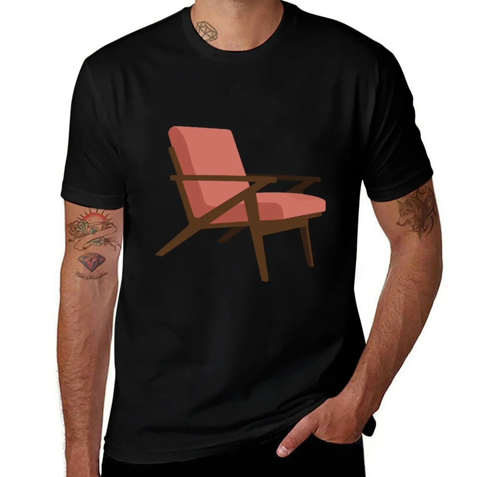 

Mid Century Chair T-Shirt graphic t shirts Aesthetic clothing oversized t shirt summer top t shirts men