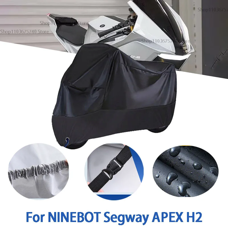 

Motorcycle Full Covers For NINEBOT Segway APEX H Car Outdoors Sun Protection Dust No Ear Thickened Oxford Clothcover Accessories