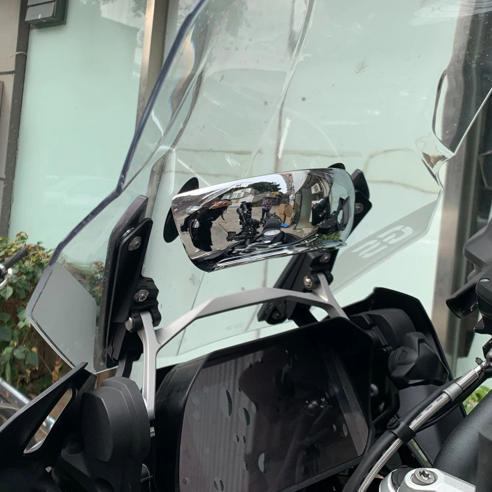 Motorcycle 180 Degree wide-angle rearview mirror For SUZUKI Burgman 125 150 200 250 400 650 Executive Sport Blind Spot Mirror