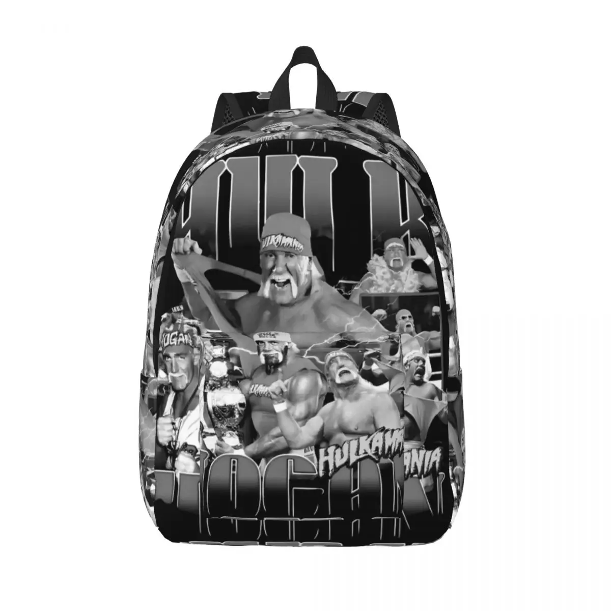 Hulk Hogan R.i.p. Hulkamania Backpack Unisex Polyester Travel Backpacks Soft Stylish High School Bags Rucksack