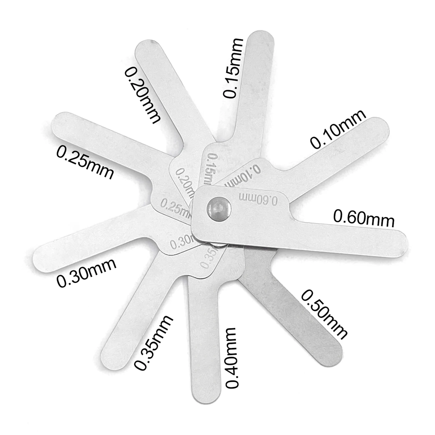 9-piece Laboratory Full Mouth Gap Measurement Tool Repeatedly Using IPR System Stainless Steel Orthodontic Instruments Tools s