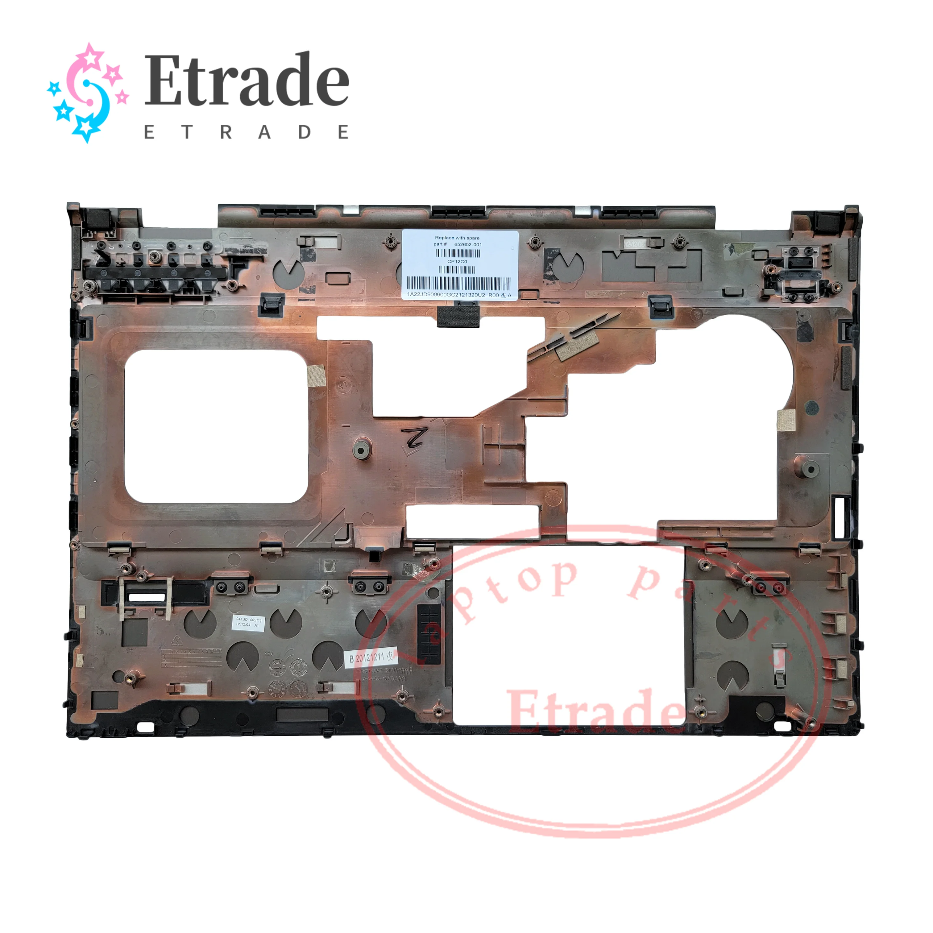 New Original For HP EliteBook 8560W 8570W Series Laptop LCD Back Cover / Palmrest Upper Case 657408-001 652652-001