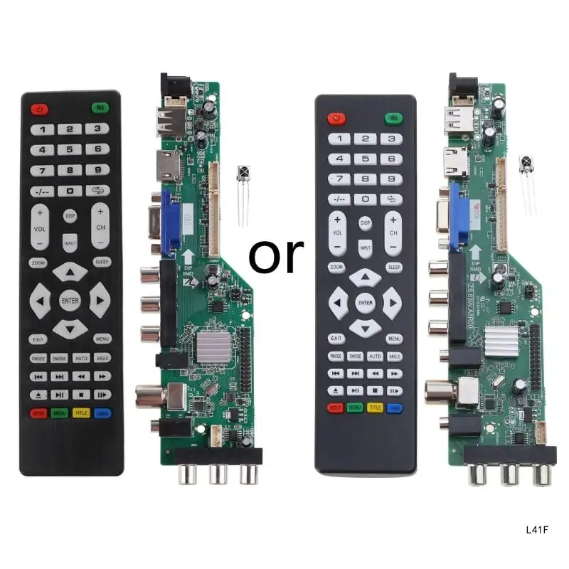 

A81.2.PA V56 V59 Universal LCD Driver Board Support DVB-T2 Boards 3663