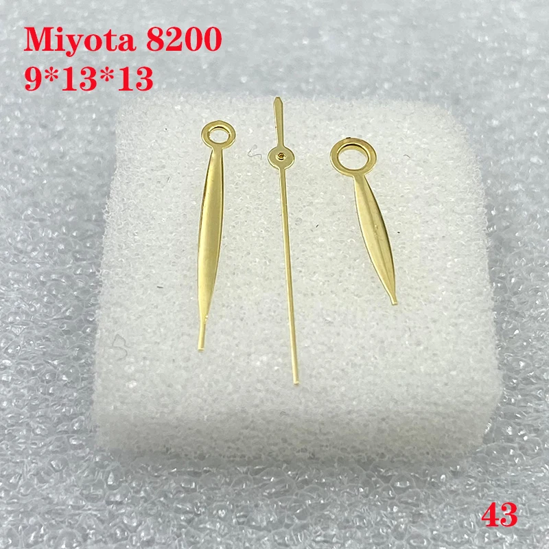 

Watch Accessories Watch Hand 3 Needles for Miyota 8200 Movement Size 9.0mm*13.0mm*13.0mm Men No.043