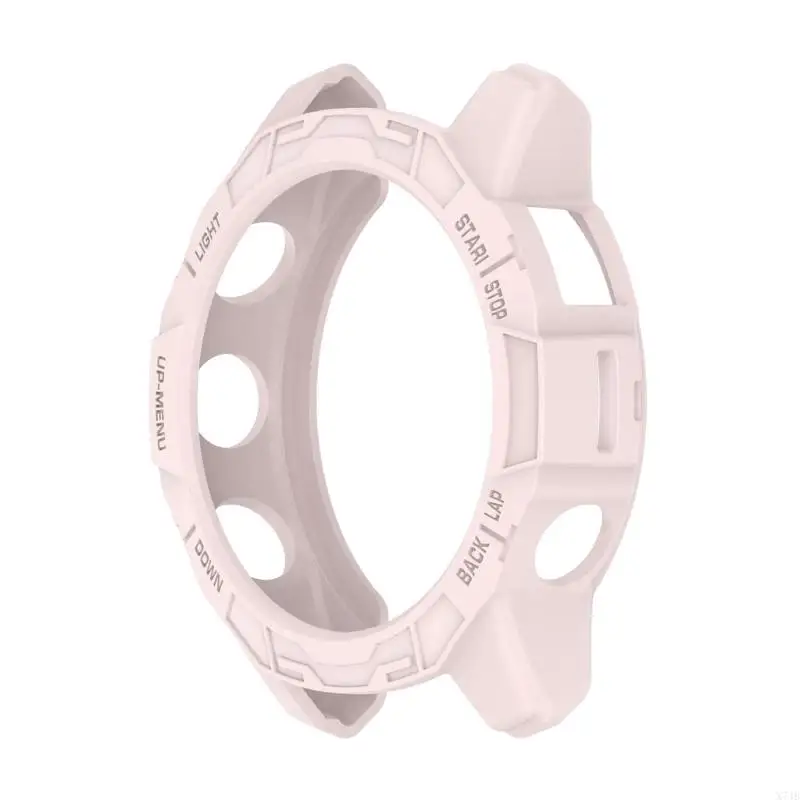 X7JB Sleek Silicone Case Watch Rrotective Case Medio Portector para Garminpix 47 mm