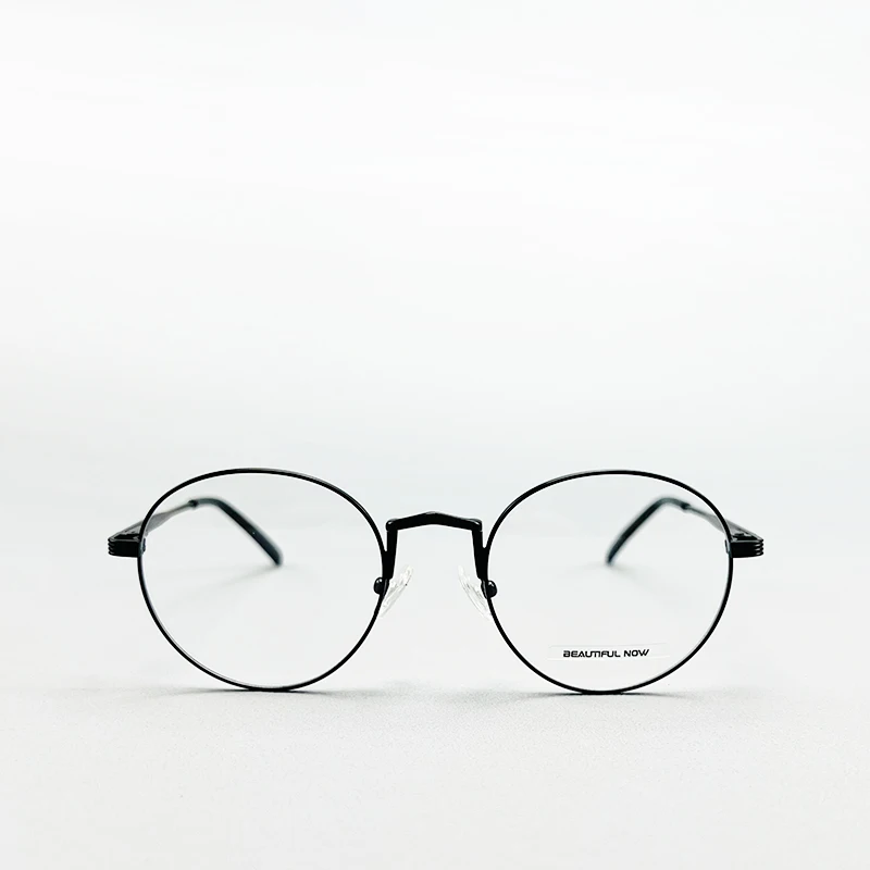 Fashion Minimalist Metal Eyeglass Frames - Unisex Prescription Optical Glasses Lenses