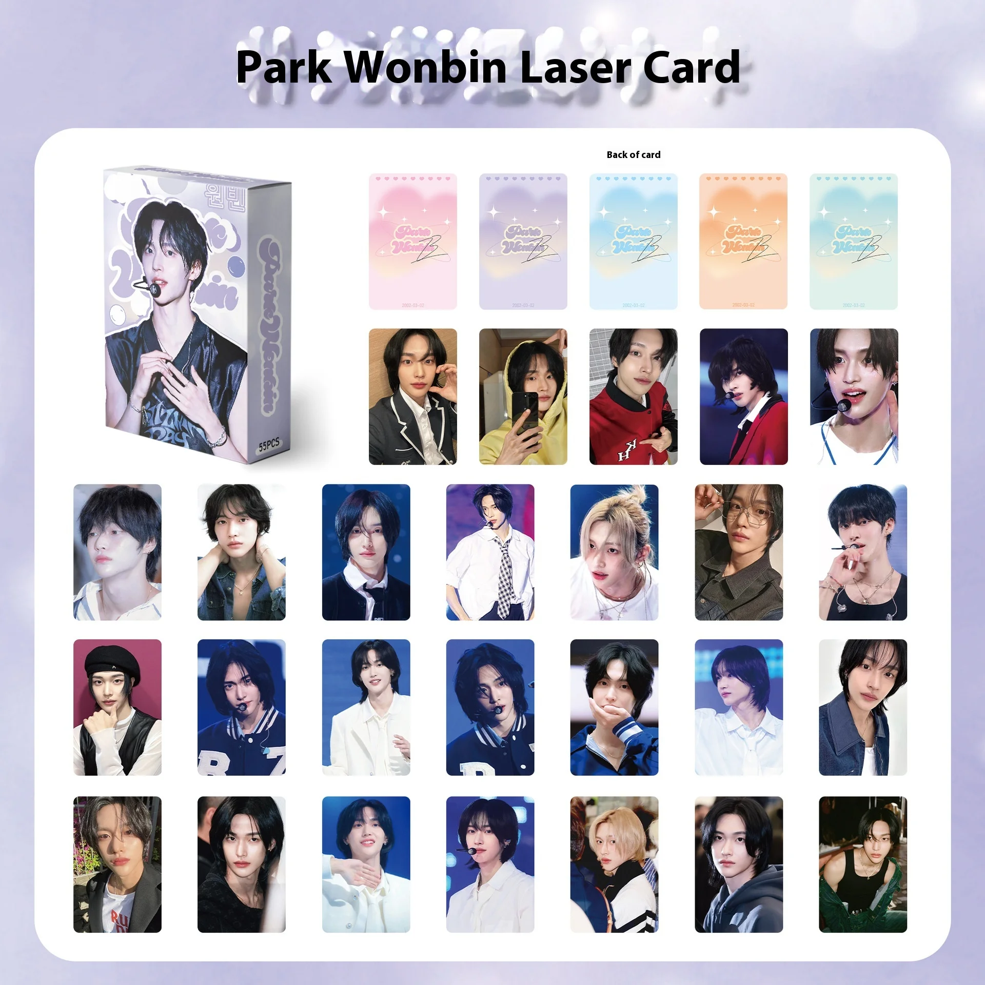 55 Self Printed Small Card Albums By Park Won Bin, Idols, Celebrities, Selfies, Photos, Laser Cards