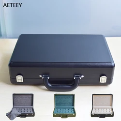 For Watch Display Portable Watch Box Case   Jewlery Organizer Storage Box 21 Slots Luxury Boxes Case Customizable Logo OEM