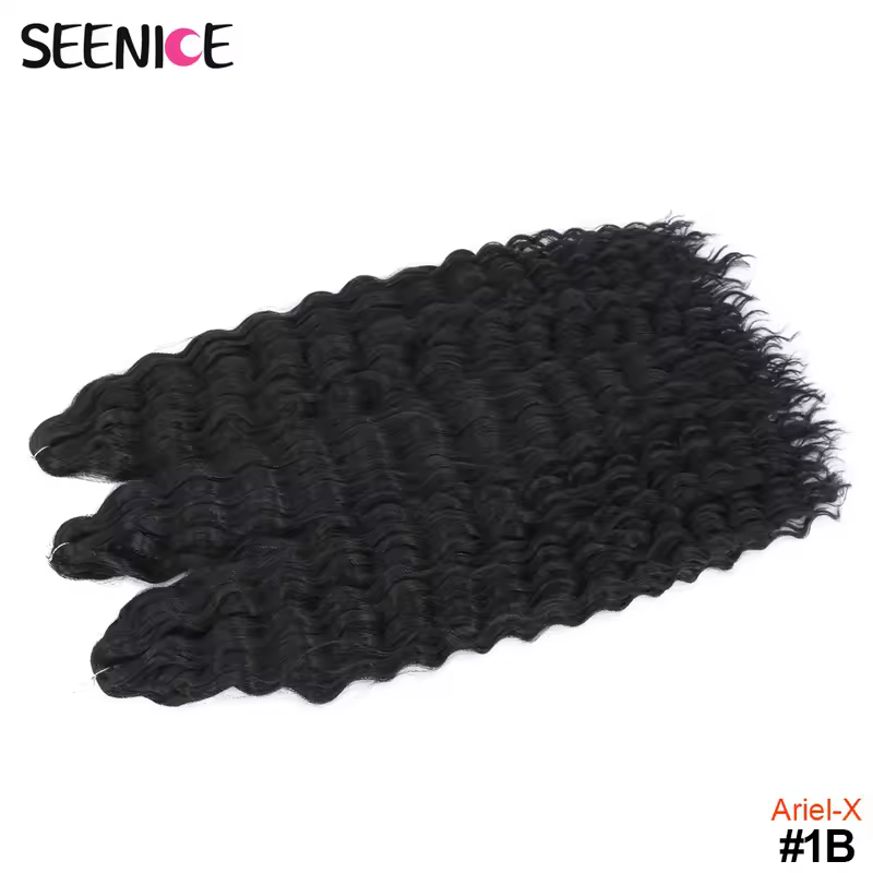 Ariel Curl Hair Water Wave Twist Crochet Hair Synthetic Crochet Braids Ombre Blonde Afro Curls Deep Wave Braiding Hair Extension - Image 32