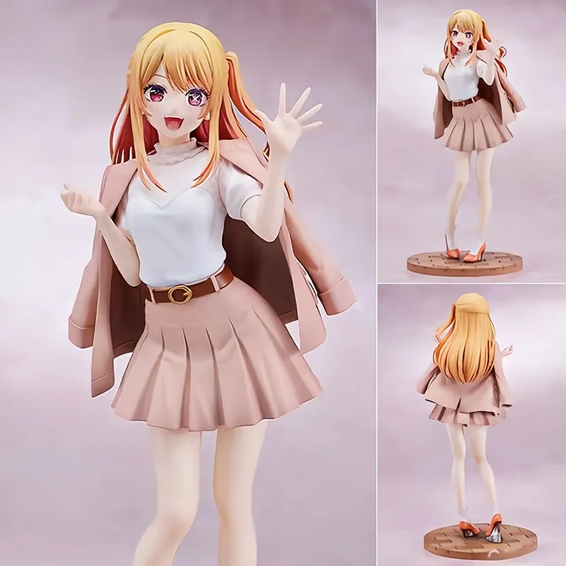 Anime-Figur Oshi No Ko Hoshino Ruby PVC Sammlermodell Statue Idol-Mädchen Desktop-Dekoration für Erwachsene Anime-Sammler