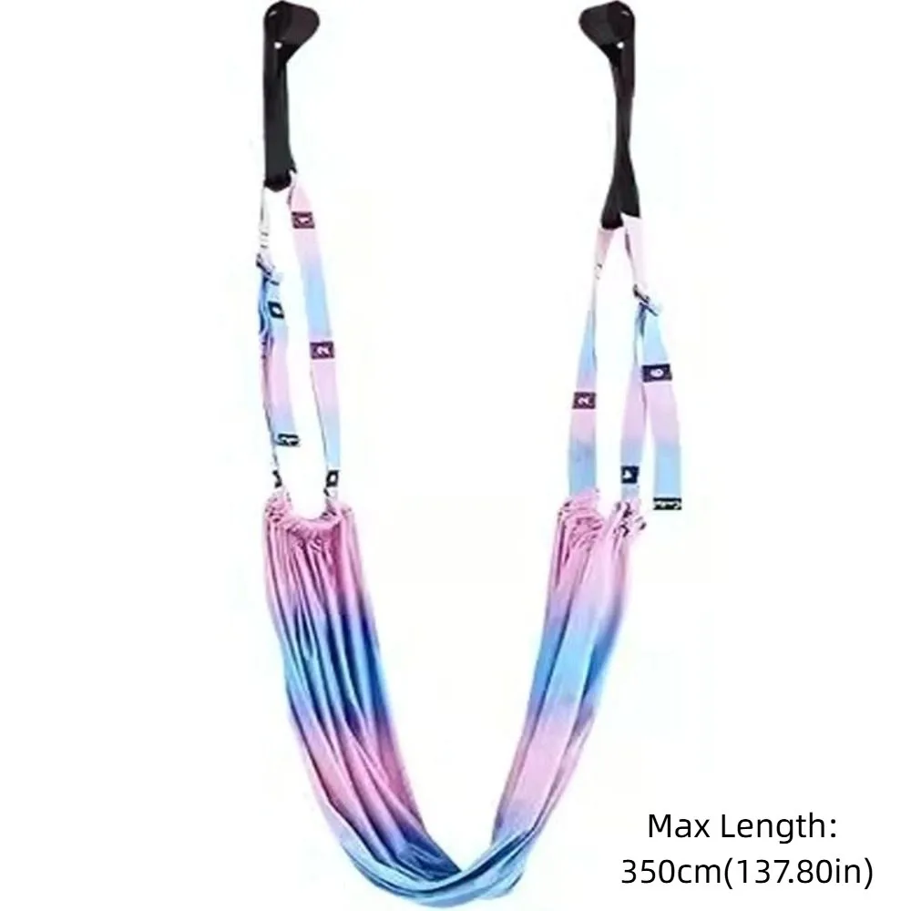 قابل للتعديل المرأة حزام اليوغا الجوي المقاومة مساعد الباب معلقة أرجوحة اليوغا الجوية سوينغ التدريب المرونة