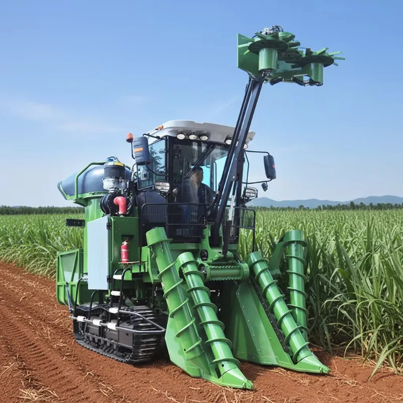 260hp Sugarcane Harvester Yuchai Engine Bucket Unloading Cane Cutter Agricultural Sale Factory Direct Accept Custom