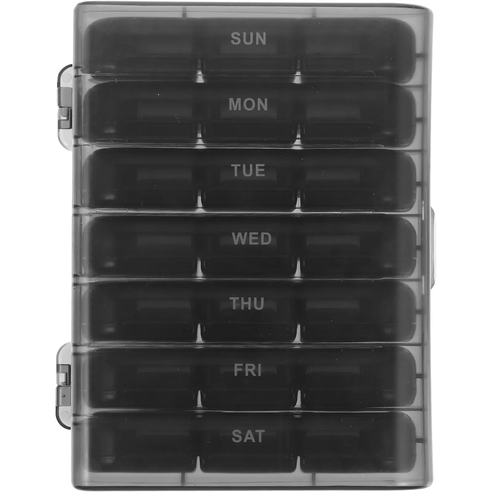 

Portable 21-Day Pill Organizer Compact Medicine Dispenser Supplements Weekly Dosage Travel-Friendly Medication