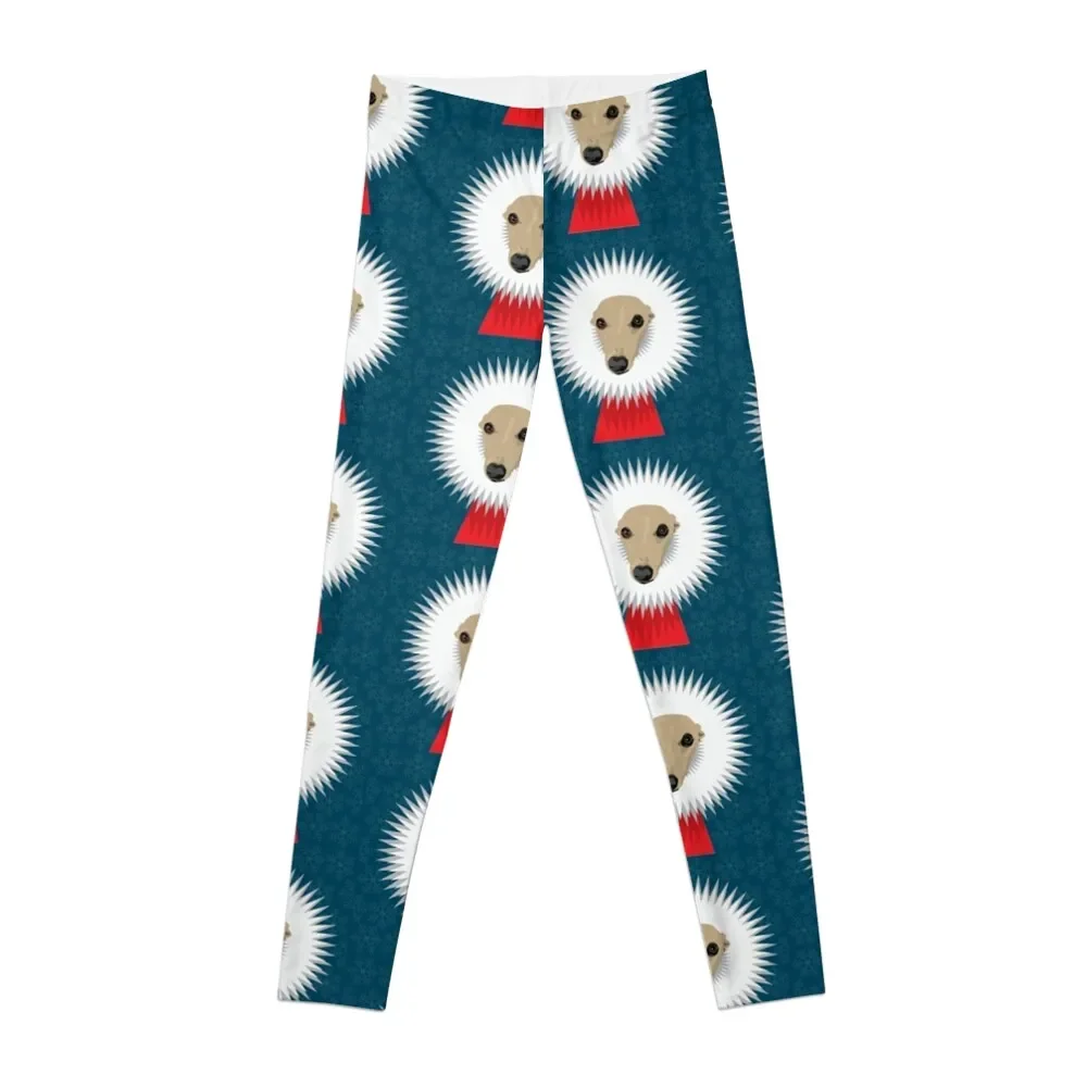 RrrrrrUFF' - Christmas whippet Leggings Women's sports pants legings for fitness Womens Leggings