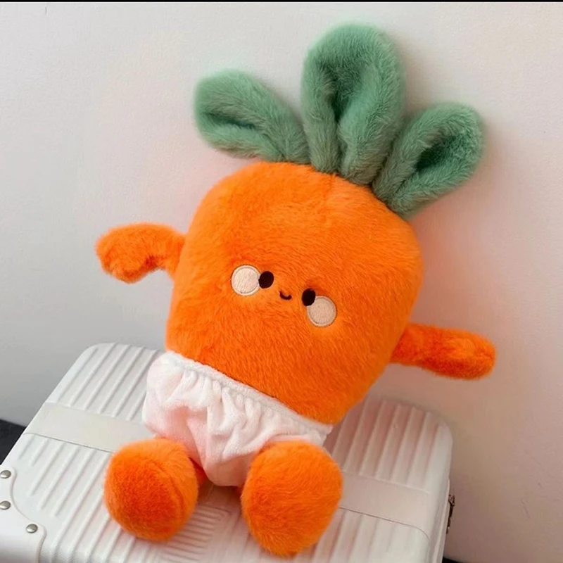 40CM New Turnip Fast Run Plush Toy Super Soft Kawaii Turnip Baby Diapers DIY Dolls To Give Children Birthday Christmas Gifts