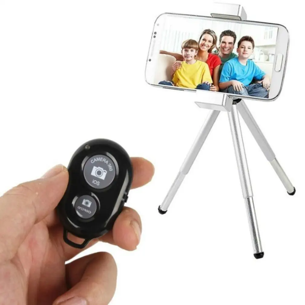 ปุ่มชัตเตอร์ไร้สายสําหรับอุปกรณ์เสริม Selfie กล้องอะแดปเตอร์ Photo Bluetooth รีโมทคอนโทรลปุ่มขายส่ง
