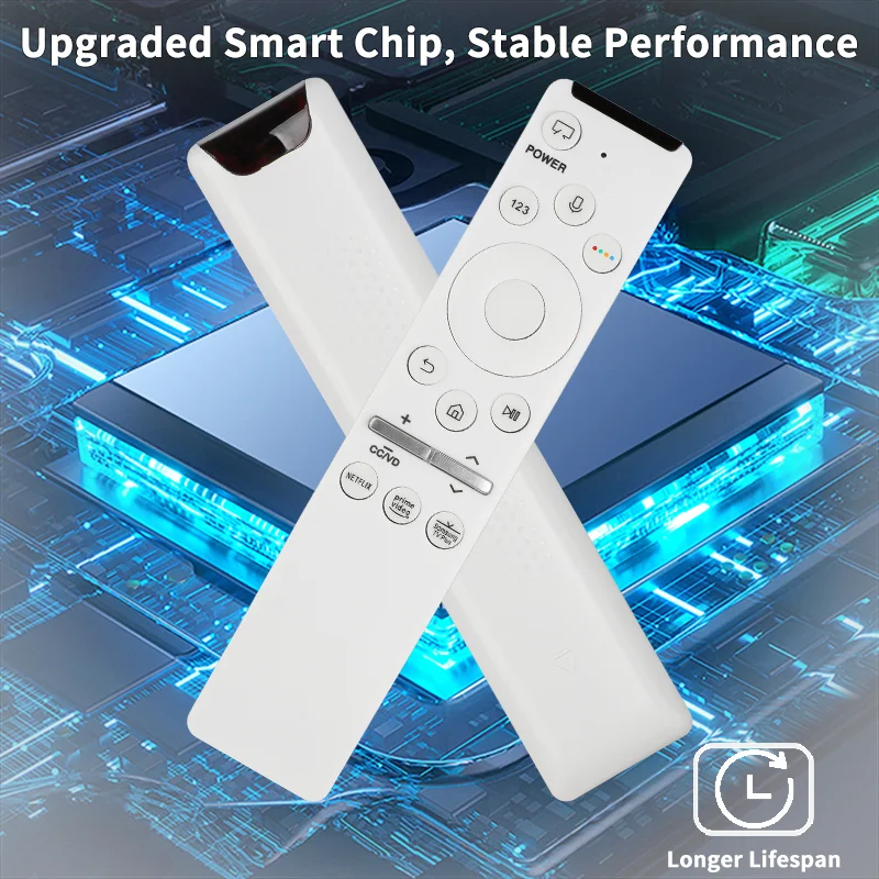 BN59-01330H لاستبدال جهاز التحكم عن بعد الصوتي من سامسونج مع أزرار NETFLIX PrimeVideo، لتلفزيون Samsung الذكي QN75LS03TAFXZA #6