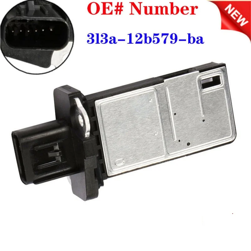 12V Maf Sensor Air Flow Sensor For Ford Focus Fiesta Mondeo Maverick 1.6 2.3 Mass Air Flow Meter Uk 3L3Z12B579BA AFH60M-20
