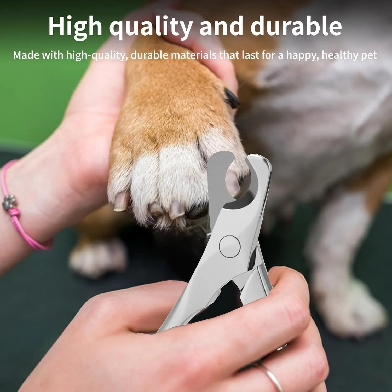 Professional Pet Nail Clipper Sharp Safety Animal Grooming Toe Trimmer Stainless Steels Finger Cutter for Dog and Cat