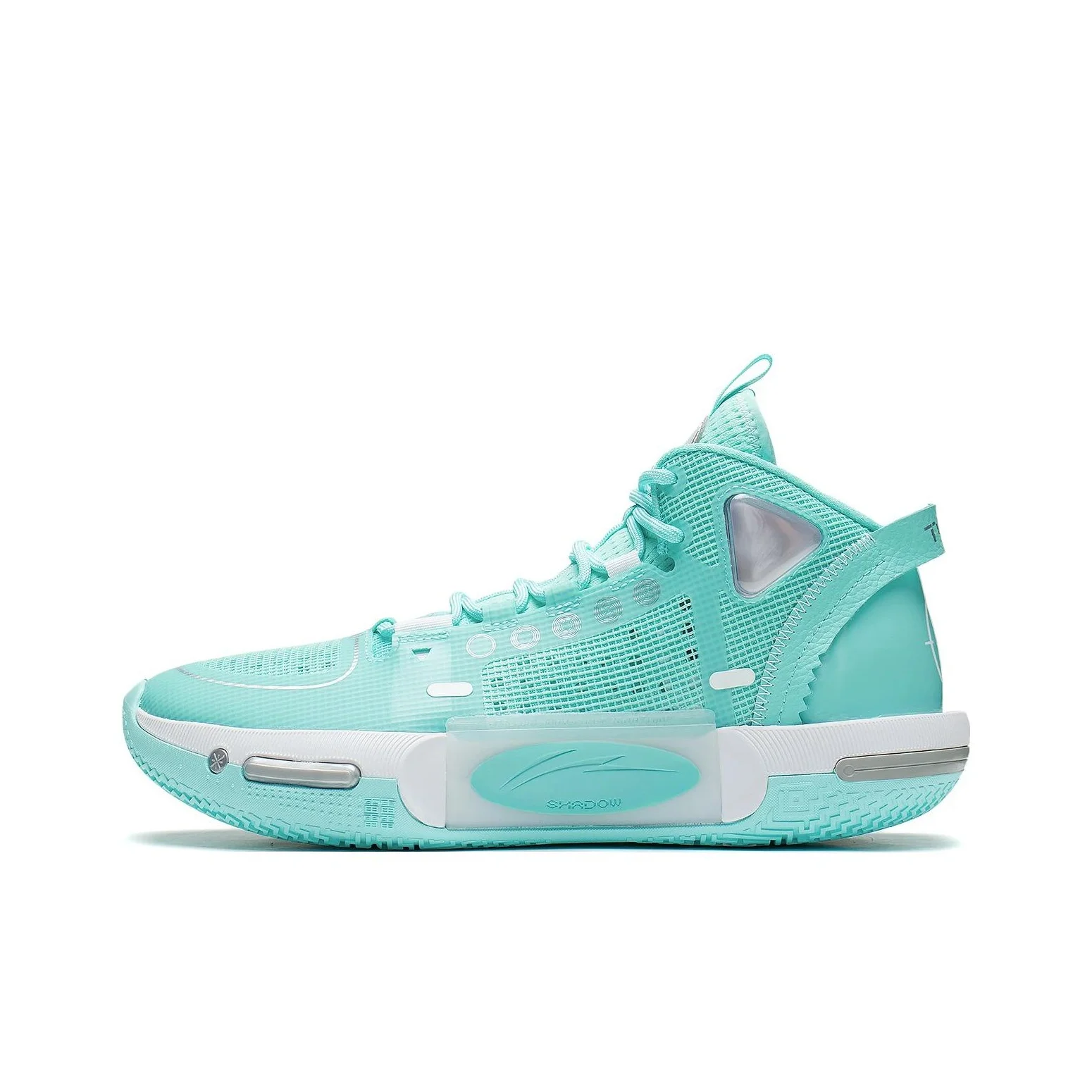 Li Ning Shadow 4 Basketball Shoes Men's Mid Top Electric Blue/White ABPS057-4