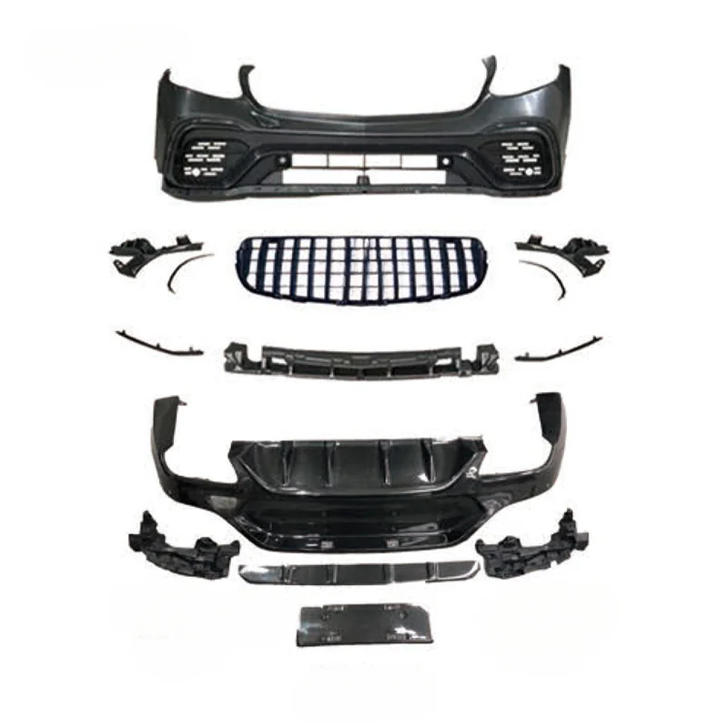 High Quality Body Kit For 2016-2017 GLC Upgrade To GLC Coupe Includes Front Rear Bumper And Grille Auto Parts