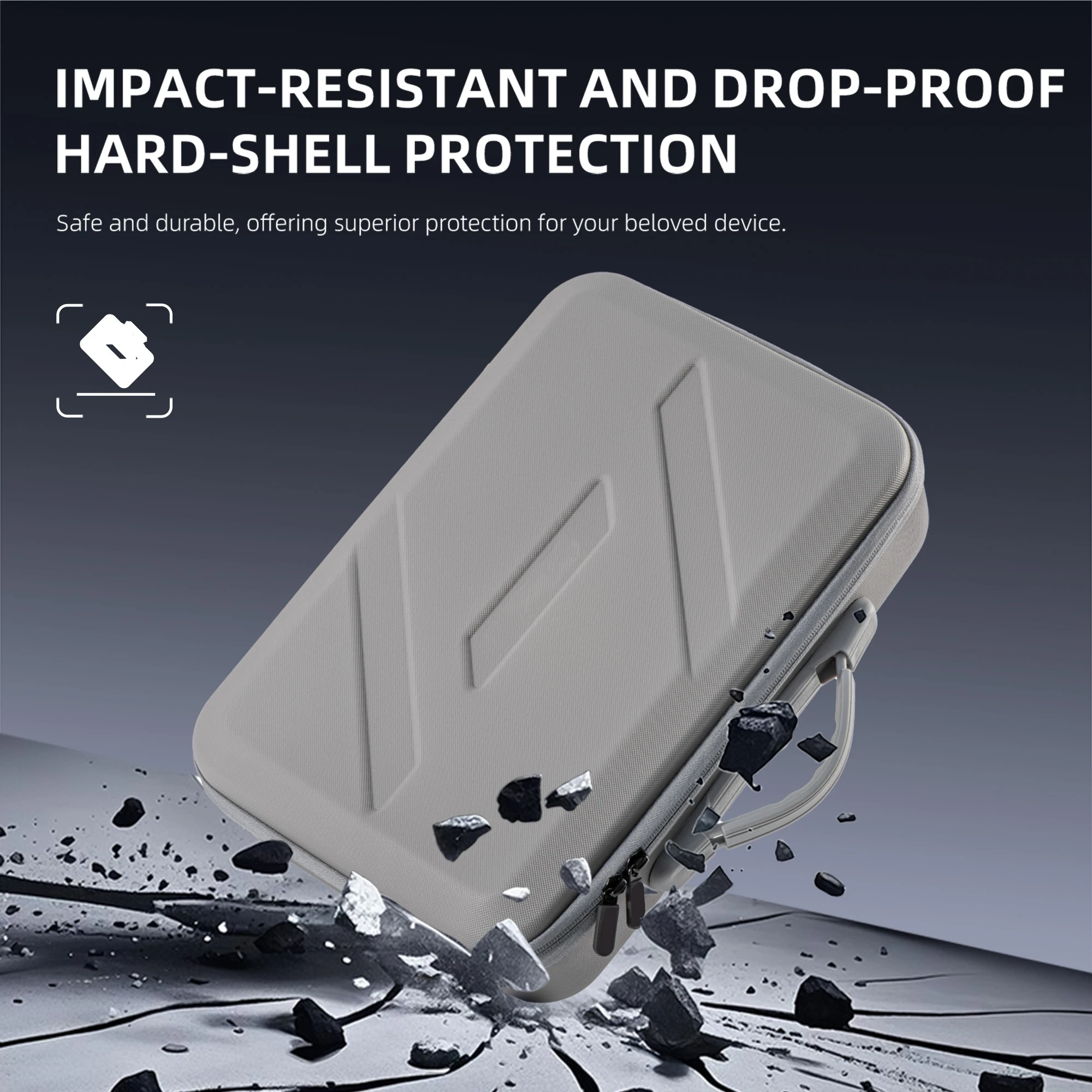 

Carrying Case for DJI Mini5 Pro, Travel Shoulder Bag PU Protective Cover Box,RC 2 Controller and Accessories Portable Organizer