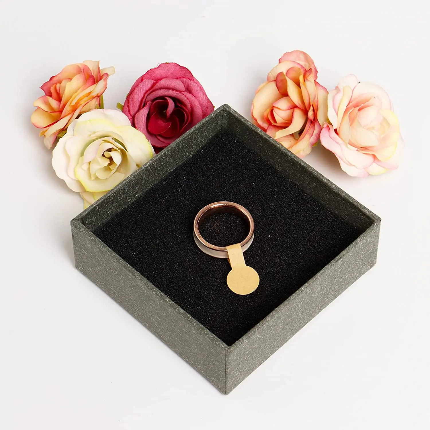 ป้ายราคาเครื่องประดับ100-500ชิ้นป้ายกระดาษดัมเบลกระดาษสีน้ำตาลแบบพกพาป้ายสติกเกอร์ติดกาวด้วยตนเองแท็กเครื่องประดับสร้อยข้อมือ