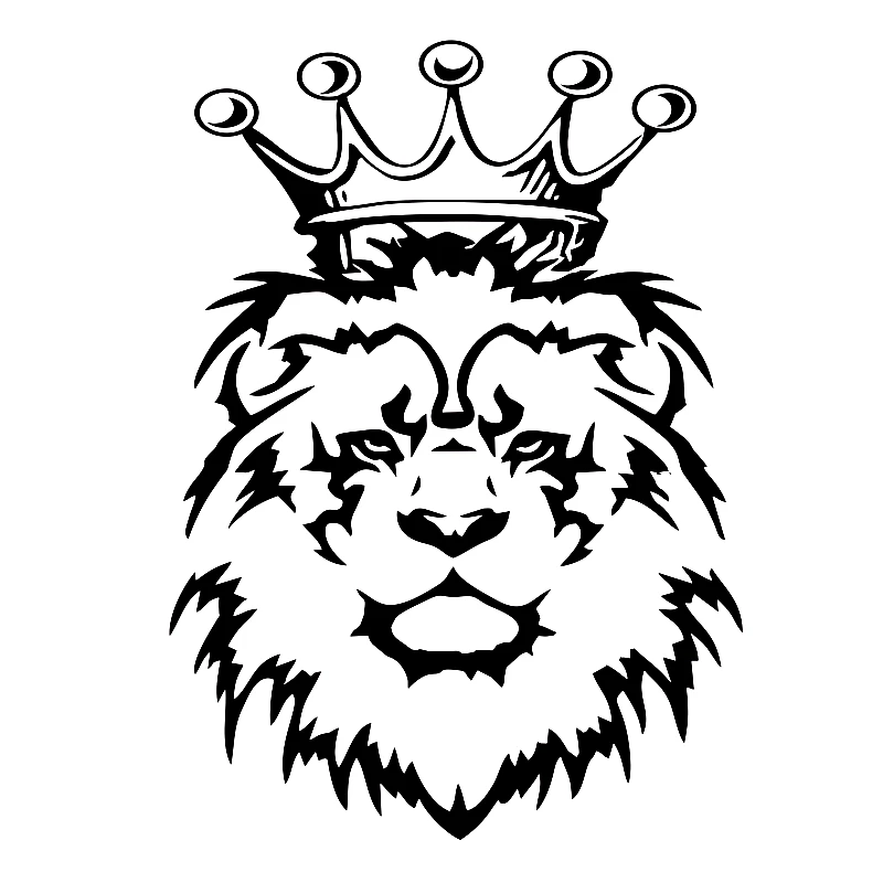 

40308# Die-Cut Vinyl Decal A Lion Car Sticker Waterproof Auto Decors on Car Body Bumper Rear Window