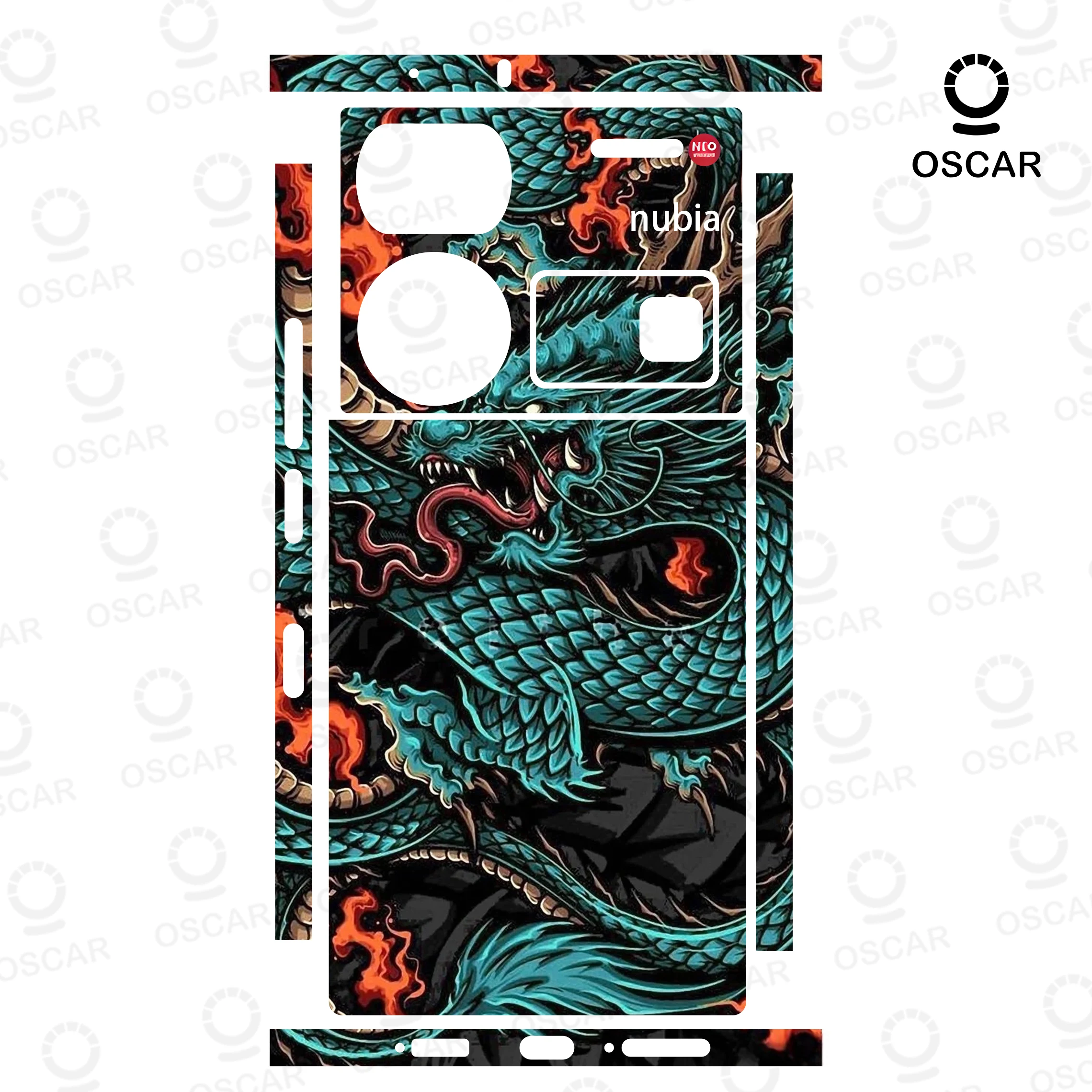 Decal Skin for ZTE Nubia Z60 Ultra Z50 ULTRA Back Screen Protector Film Cover Cosmos Redmagic 3M Wrap Matte Sticker