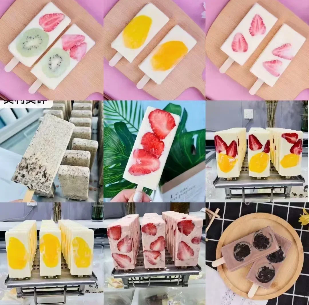 Commercial Fruit Popsicle Machine Ice Cream Machine Automatic Popsicle Making Machine