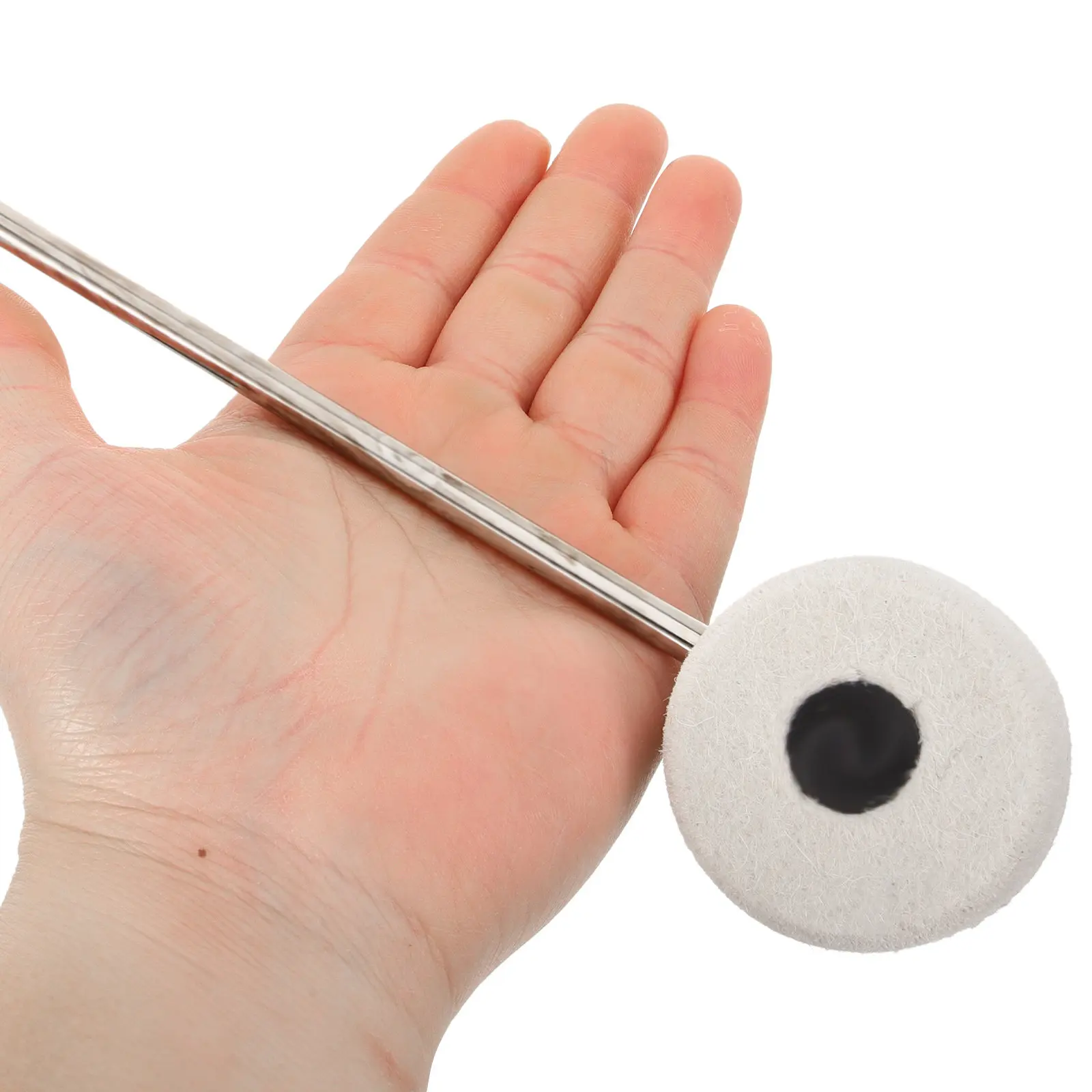 Repuesto de pedal de bombo con punta de fieltro, accesorio de percusión para instrumento de bombo, suministro para batería de jazz