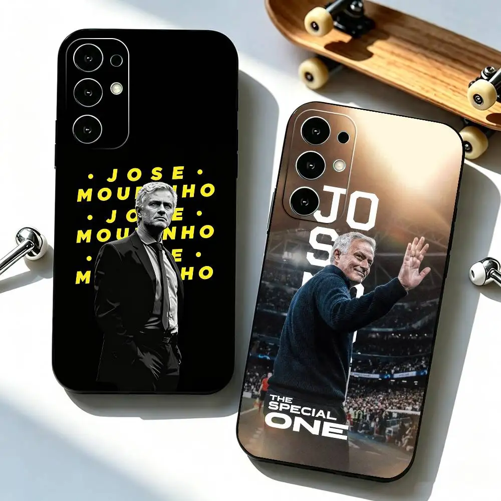 Football coach Jose Mourinho  Phone Case Black Silicone Soft For Samsung S25,S24,S21,S22,S23,S30,Ultra,S20,Plus,Fe,Lite