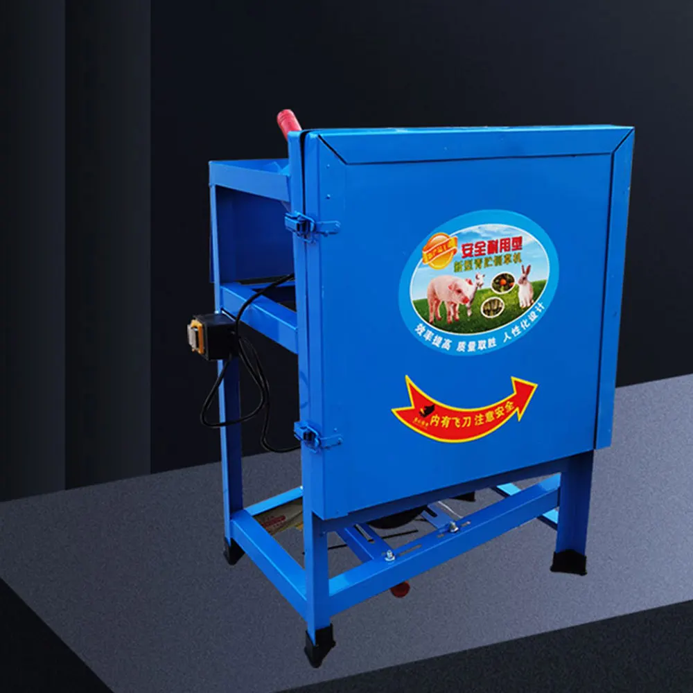 ไฟฟ้า Green Feed หมูหญ้าเครื่องใช้ในครัวเรือนขนาดเล็กหญ้า Crusher ไก่และเป็ด Breeding Crusher